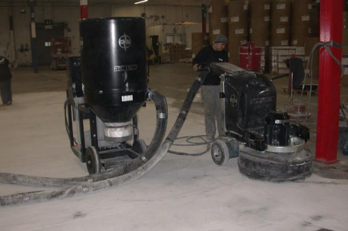Dust free concrete floor grinding North East England Dust free concrete floor grinding North East England