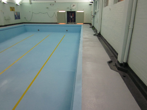 Swimming pool coatings water containment North East