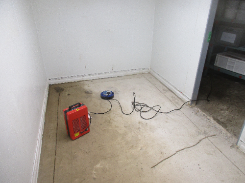 Fridge Area Prior to Resin Flooring Installation Whitby