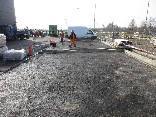 Asphalt substrate at Aston Martin Silverlink Newcastle Asphalt substrate at Aston Martin Silverlink Newcastle