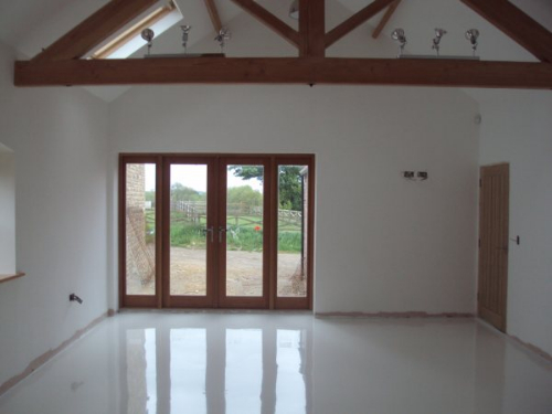 White poured resin flooring Consett County Durham White poured resin flooring Consett County Durham