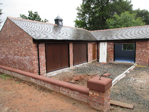 Residential new build garage Carlisle Cumbria