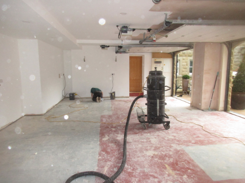 Garage Floor Prior to Installation Wetherby Yorkshire