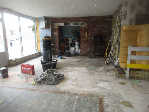 Substrate Prior to Installation Cullercoats Coffee Shop Substrate Prior to Installation Cullercoats Coffee Shop