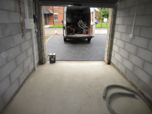 Concrete Substrate Prior to Resin Flooring Installation