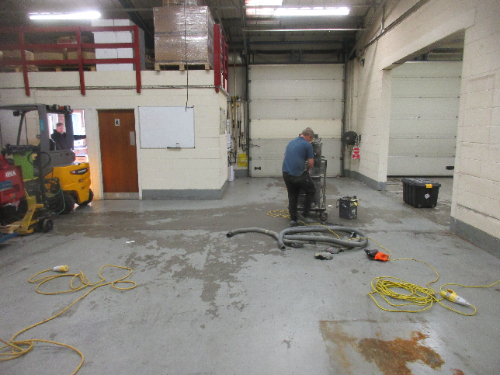 Concrete Floor Prior to Epoxy Installation Cramlington Concrete Floor Prior to Epoxy Installation Cramlington