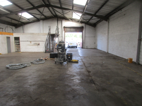 Concrete Floor Billingham Prior to Epoxy Installation Concrete Floor Billingham Prior to Epoxy Installation