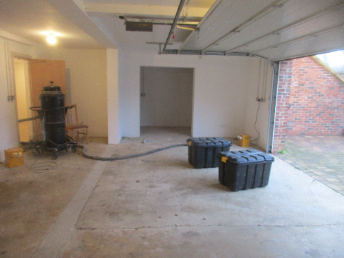 Garage Floor Prior to Epoxy Installation Middlesbrough Garage Floor Prior to Epoxy Installation Middlesbrough