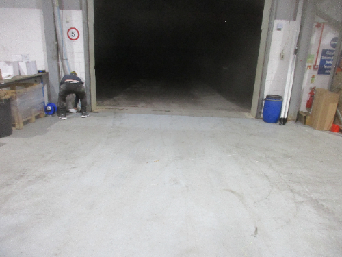 Substrate Prior Anti Skid Epoxy Flooring Installation 