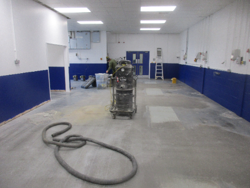 Garage Floor Prior to Epoxy Installation Cockermouth Garage Floor Prior to Epoxy Installation Cockermouth