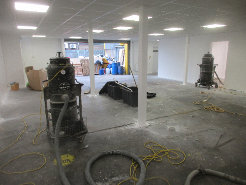 Factory Floor Prior Epoxy Floor Installation Newcastle Factory Floor Prior Epoxy Floor Installation Newcastle