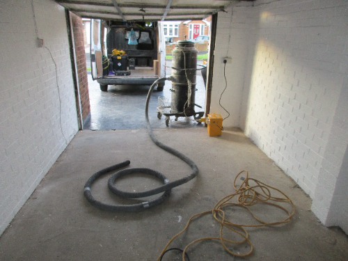 Garage Floor Prior to Epoxy Installation New Marske