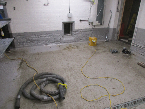 Cellar Floor Prior to Resin Flooring Installation York Cellar Floor Prior to Resin Flooring Installation York