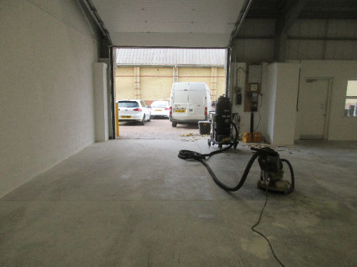 Concrete Substrate Prior to Epoxy Flooring Installation