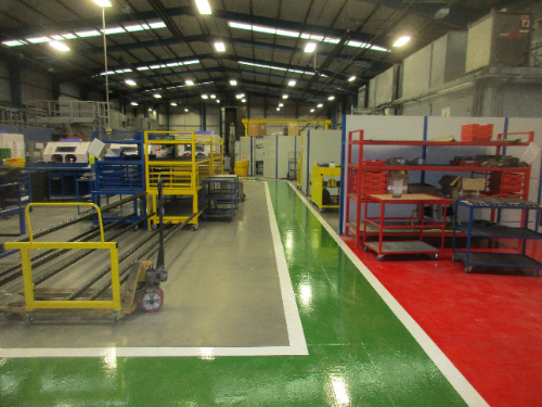 Factory Floor Painting North Shields Tyne and Wear