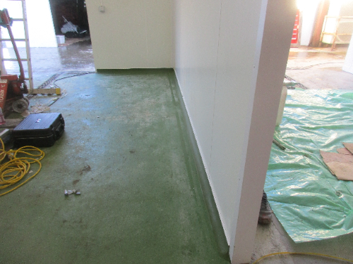 Food Grade Polyurethane Coved Skirting Detail Food Grade Polyurethane Coved Skirting Detail