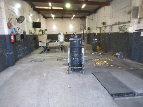Garage Floor Prior to Epoxy Flooring Installation