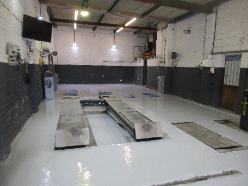 Commercial Garage Floor Painting South Shields