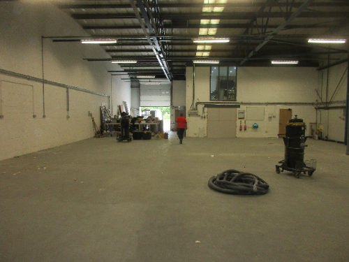Concrete Substrate Prior to Resin Installation Durham