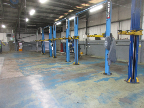 Garage Floor Prior to Epoxy Installation Newcastle Garage Floor Prior to Epoxy Installation Newcastle