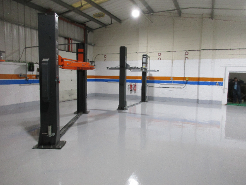 Garage Workshop Floor Painting Newcastle Upon Tyne Garage Workshop Floor Painting Newcastle Upon Tyne