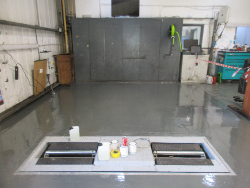 Resin Flooring North East MOT Bay Refurbishment Resin Flooring North East MOT Bay Refurbishment