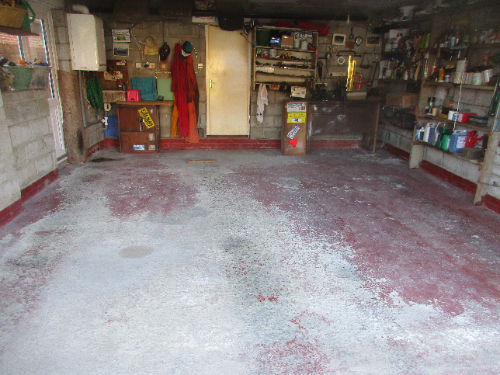 Garage Floor Prior to Resin Installation County Durham Garage Floor Prior to Resin Installation County Durham