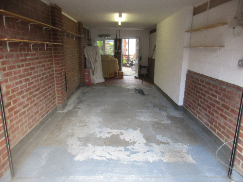 Garage Floor Prior to Resin Installation Darlington