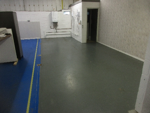 Concrete Substrate Prior to Epoxy Flooring Installation