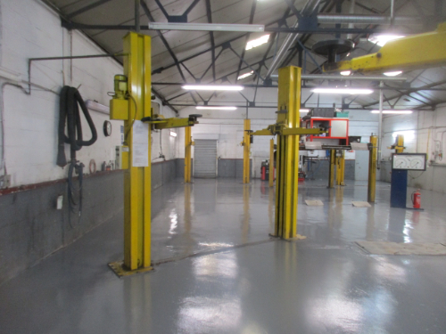 Commercial Garage Floor Painting Selby North Yorkshire Commercial Garage Floor Painting Selby North Yorkshire