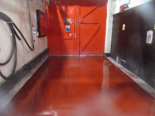 Polyurethane Floor Screed Theakstons Brewery Masham