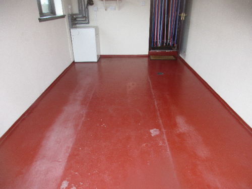 Garage Floor Prior to Resin Flooring Installation Garage Floor Prior to Resin Flooring Installation