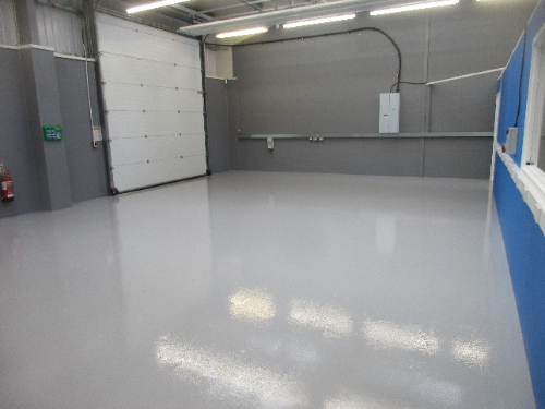 Workshop Floor Painting Washington Tyne and Wear