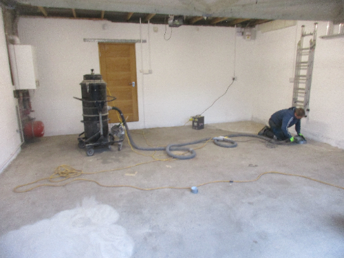 Domestic Garage Before Epoxy Floor Installation Durham Domestic Garage Before Epoxy Floor Installation Durham