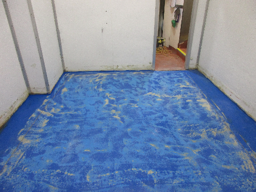 Substrate prior to polyurethane flooring Installation 