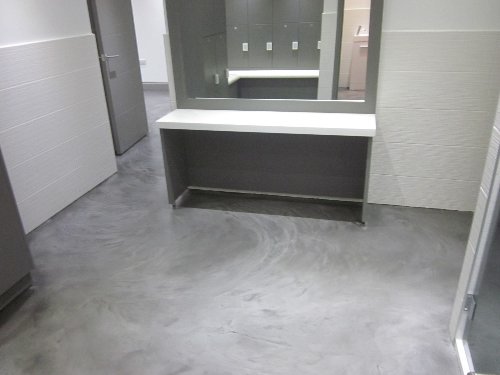 Microscreed installed at health and beauty spa Cumbria Microscreed installed at health and beauty spa Cumbria