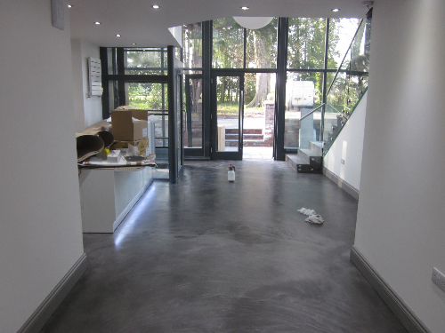 Commercial microscreed installation Carlisle Cumbria Commercial microscreed installation Carlisle Cumbria