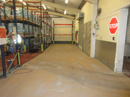 Primed concrete substrate prior installation in Thirsk Primed concrete substrate prior installation in Thirsk