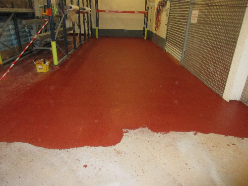 Polyurethane Floor Screed being installed in Thirsk Polyurethane Floor Screed being installed in Thirsk