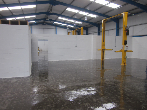 Epoxy resin primer applied to prepared substrate Redcar Epoxy resin primer applied to prepared substrate Redcar