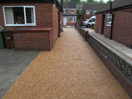 Resin exteriors gravel floor screeds Roker Sunderland