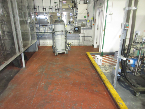 Floor Area Prior Installation of Resin Flooring Redcar