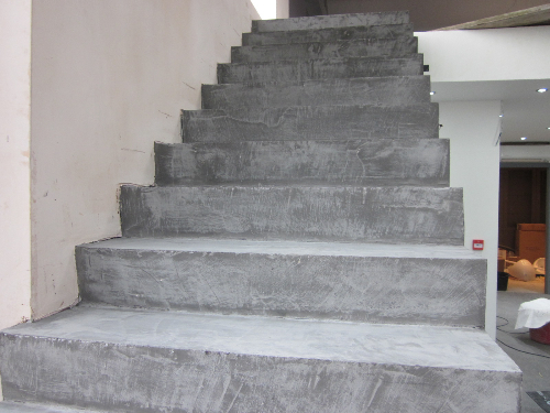 Solacir interiors microscreed staircase installation Solacir interiors microscreed staircase installation
