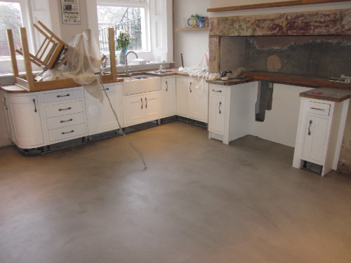 Solacir microscreed installation Westgate Newcastle
