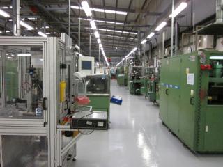 Industrial factory floor painting North East England