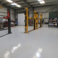 Commercial Epoxy Garage Workshop Flooring Northallerton