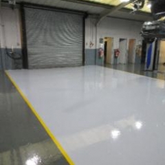 Commercial Garage Workshop Floor Painters Harrogate 