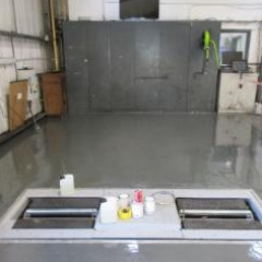 Resin Flooring North East MOT Bay Refurbishment