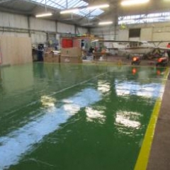 Epoxy Floor Painting Newcastle International Airport
