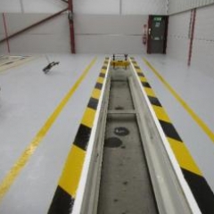 Garage Workshop Floor Painting Northumberland